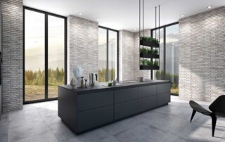 Stroeher Wasserbrand Fliesen in einer Küche