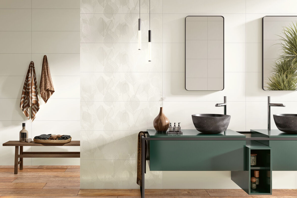 Snow-White-weiss-matt-35x100-dekor-whisper-matt-35x100-Wand